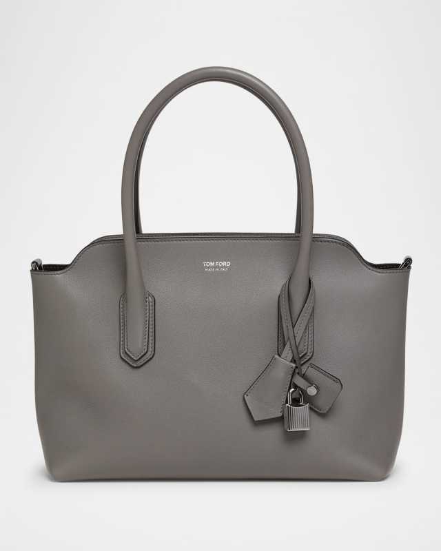 Alexander Medium Shoulder Bag in Natural Grain Leather